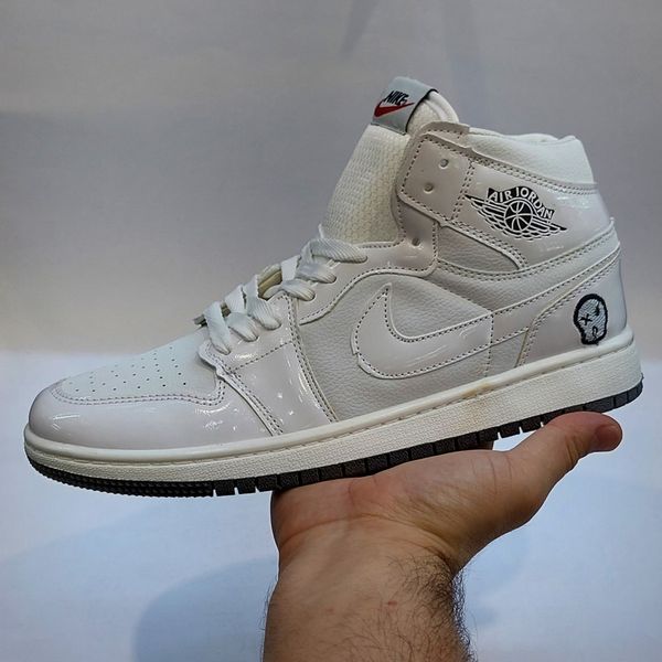 کتونی نایک جردن وان ساقدار سفید Nike Jordan 1