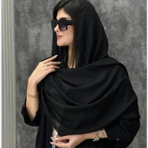 شال مشکی نخ اسلپ