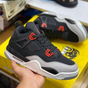 خرید آنلاین کفش جردن4 مردانه رنگ مشکی طوسی