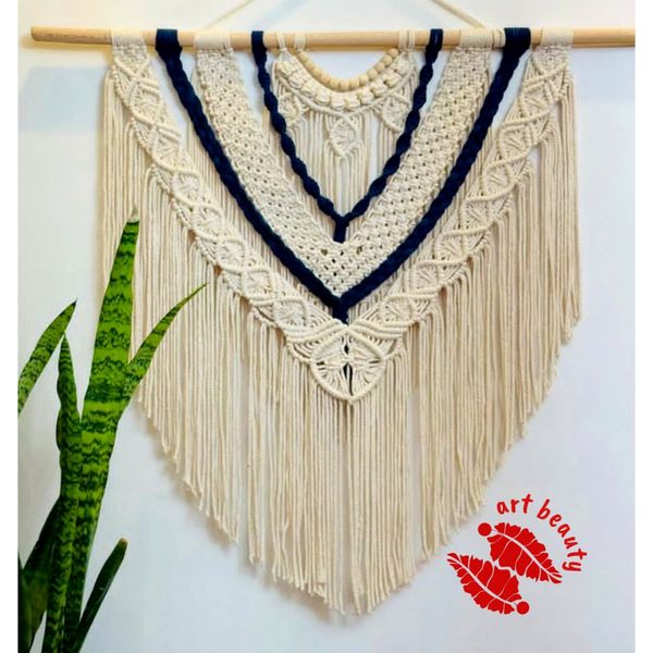 دیوارکوب آویز مکرومه طرح المیرا