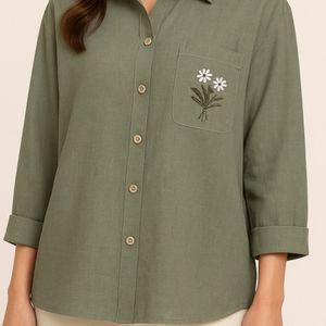 شومیز گلدوزی ناز