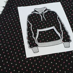 خرید اینترنتی پارچه موهر پشمی خامه دوزی