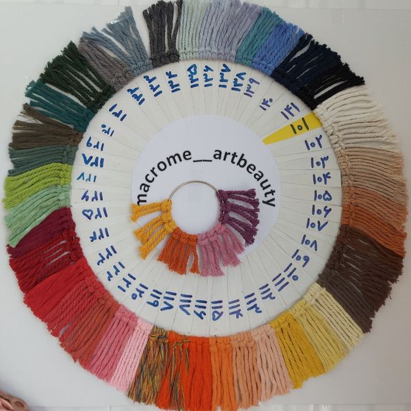 دبوارکوب دکور هدیه مکرومه طرح  ادریس