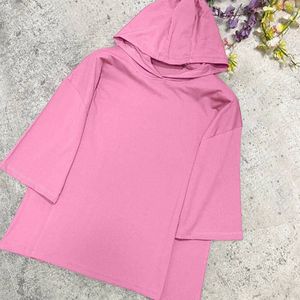 فروش اینترنتی لانگ زنانه طرح کلاه دار