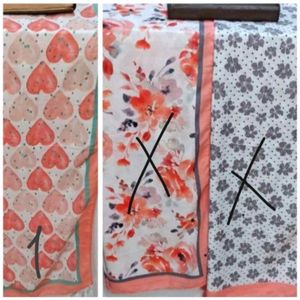 شال نخی هلویی طرحدار شیک زنانه و دخترانه