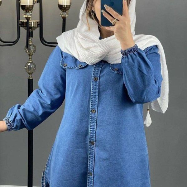 مانتو بغل زیپ