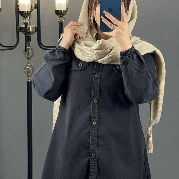 مانتو بغل زیپ