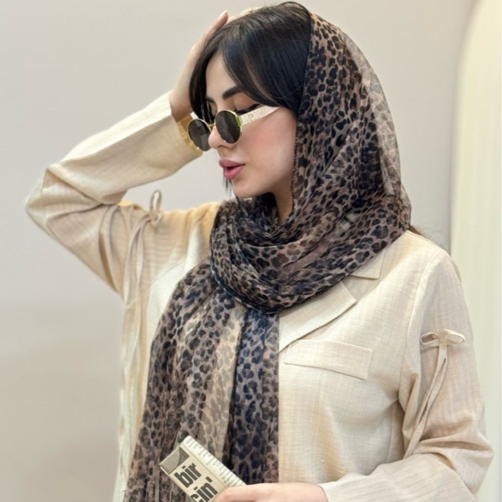 مشخصات شال توری پلنگی ستلند