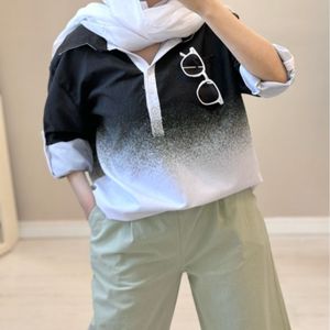 خرید انلاین شومیز آبرنگی یقه‌دار ستلند