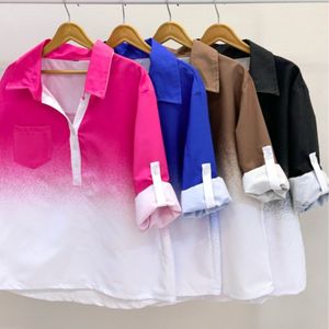 مشخصات شومیز آبرنگی یقه‌دار ستلند