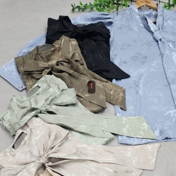 شومیز کراواتی طرح بامبو