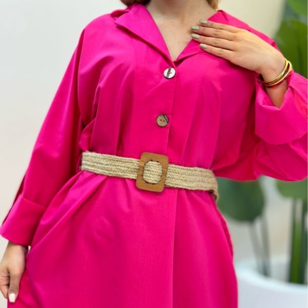 پیراهن و کمربند کنفی ستلند