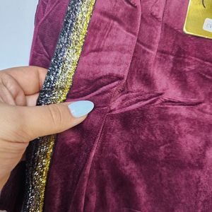 خرید انلاین شلوار مخمل بقل نوار زنانه sh6rt