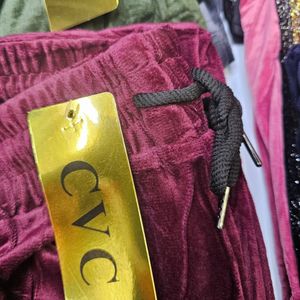 خرید اینترنتی شلوار مخمل بقل نوار زنانه sh6rt