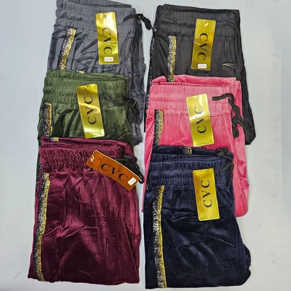 شلوار مخمل بقل نوار زنانه sh6rt