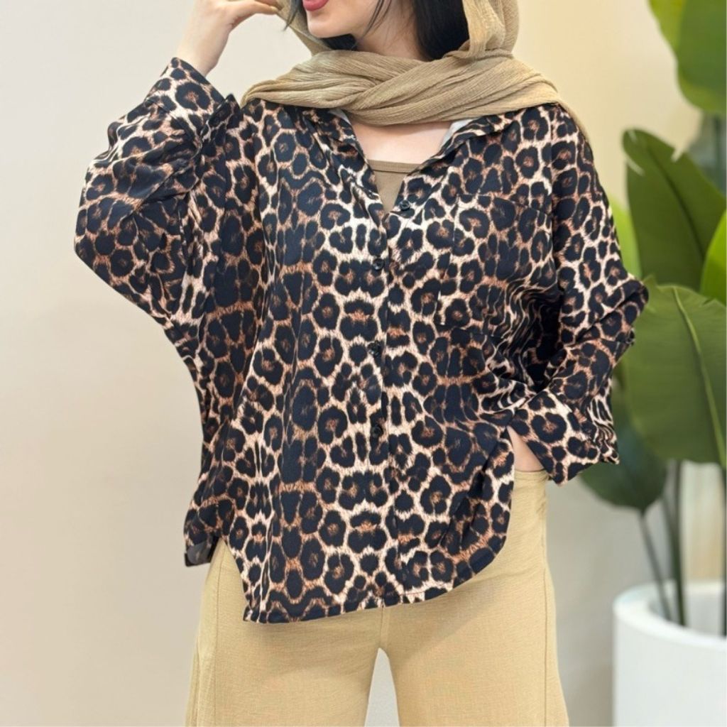 خرید انلاین شومیز پلنگی ستلند