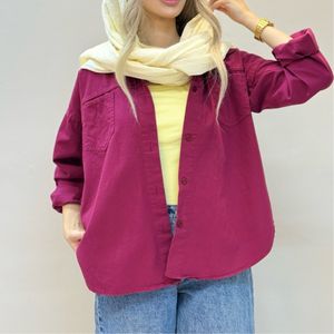 قیمت ارزان شومیز کتان رنگی ستلند