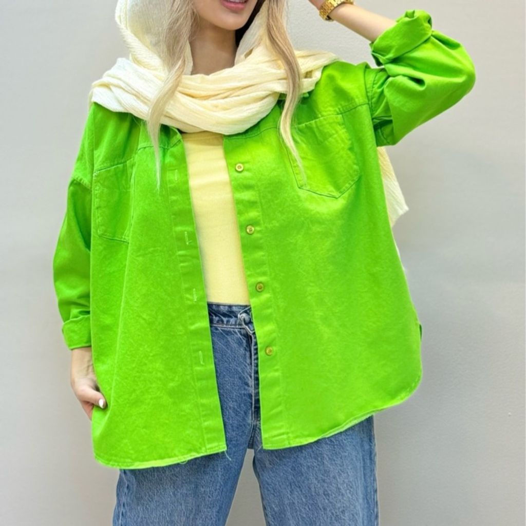 فروش اینترنتی شومیز کتان رنگی ستلند