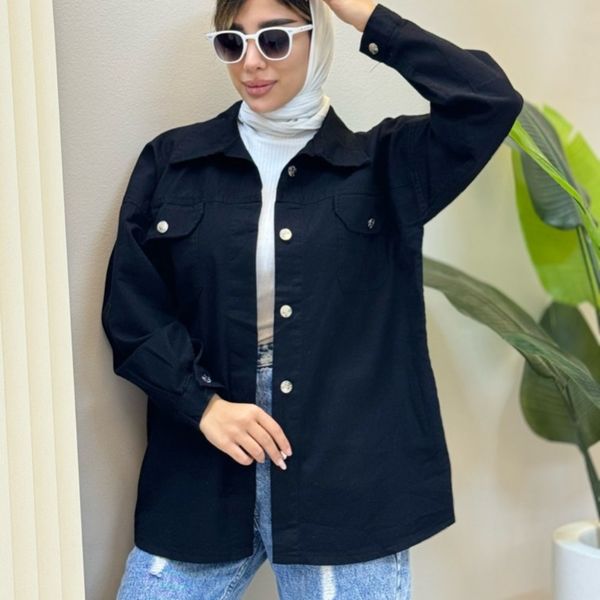 شومیز کتان رنگی ستلند