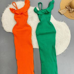 پیراهن رومی سرشونه چین پاپولک