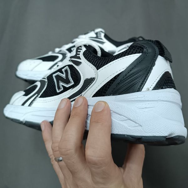 کتونی مردانه نیوبالانس 530 سفید مشکی کیفیت بالا