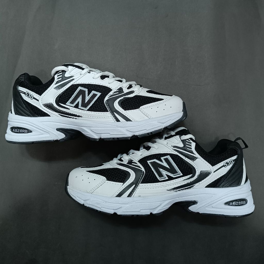خرید آنلاین کتونی مردانه نیوبالانس 530 سفید مشکی کیفیت بالا