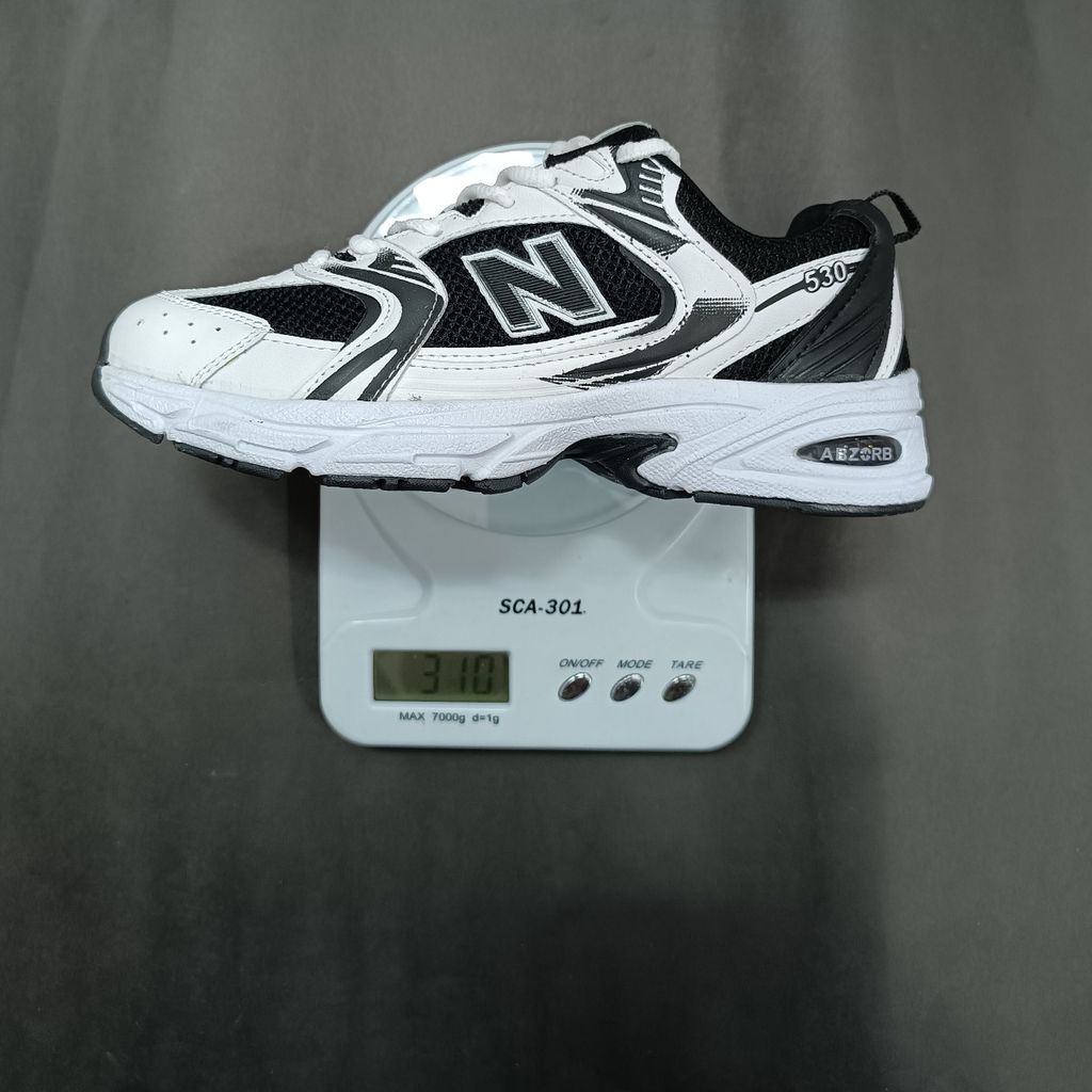 قیمت ارزان کتونی مردانه نیوبالانس 530 سفید مشکی کیفیت بالا