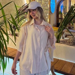 قیمت شومیز راه راه کرم