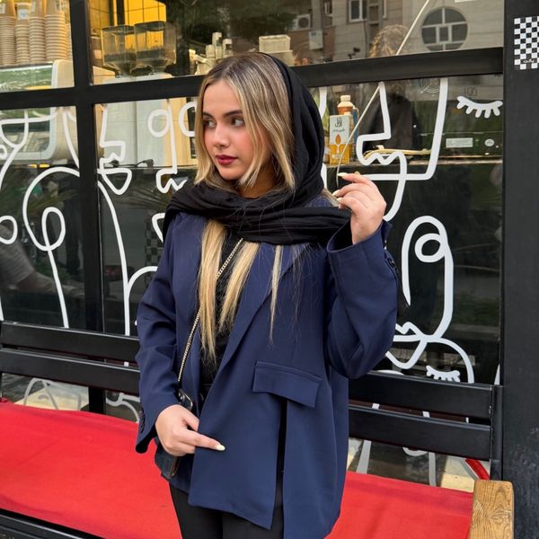 کت مزونی سرمه ای