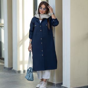 مانتو لینن دکمه دار تا سایز 56