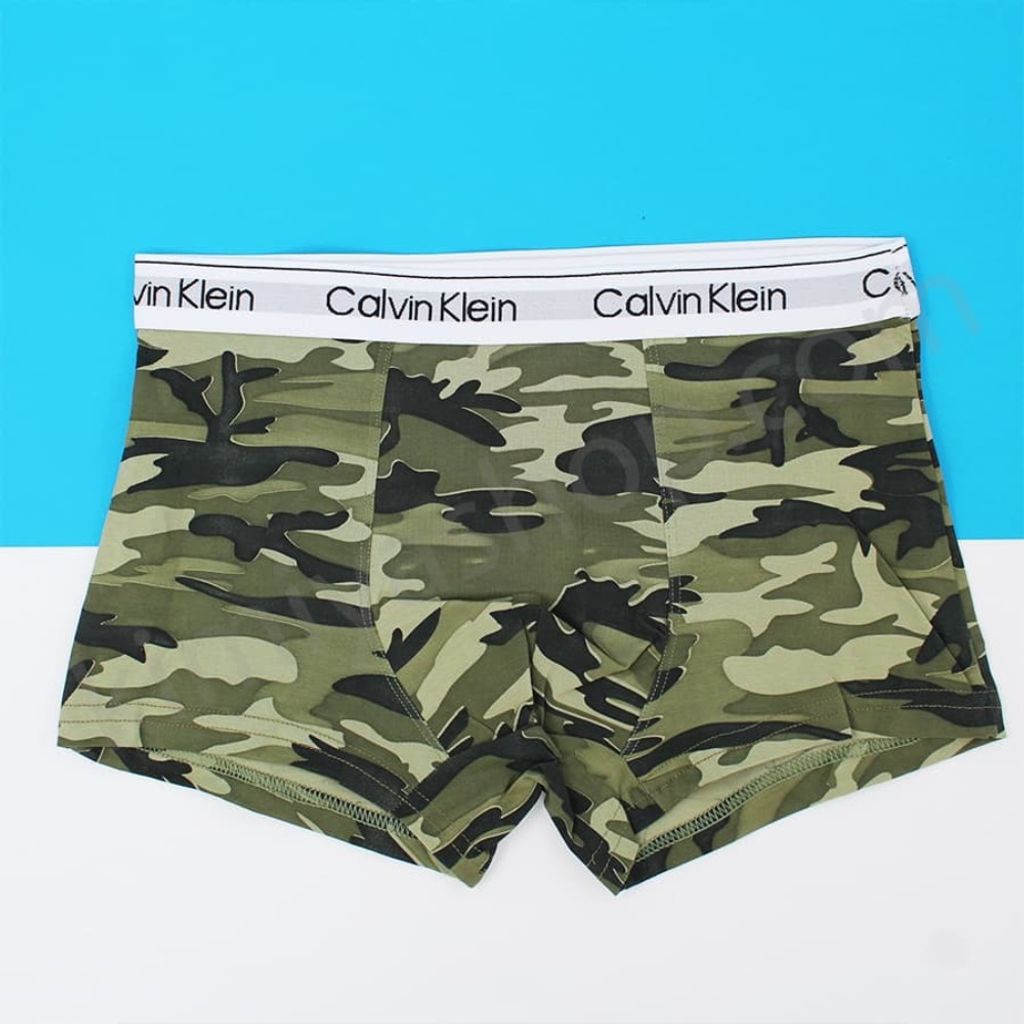 خرید انلاین شورت مردانه کلوین کلاین طرح ارتشی – نخ پنبه درجه یک، سایزبندی XL تا 3XL