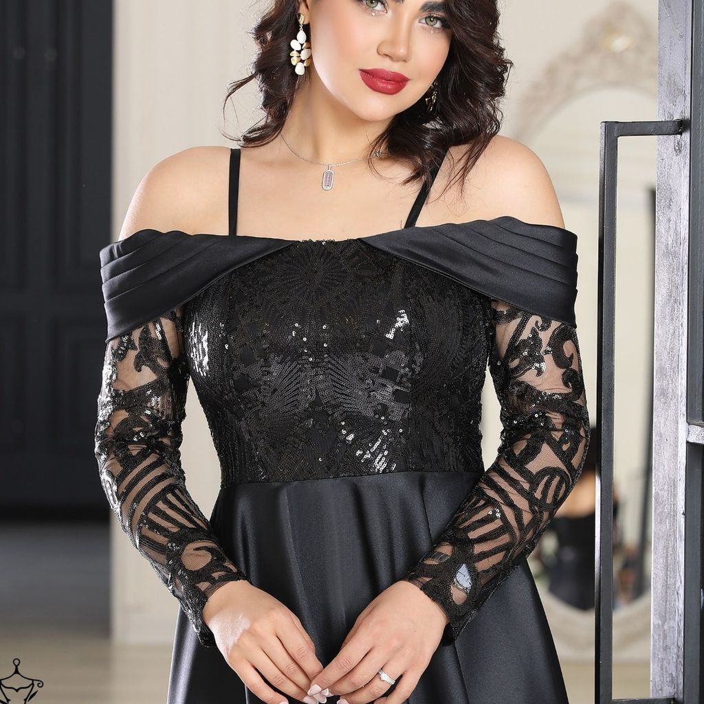 فروش اینترنتی پولک ترک و دامن ساتن آمریکایی