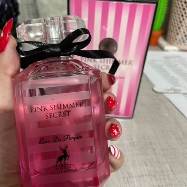 عطر ادکلن الحمبرا پینک شیمر سکرت (مشابه ویکتوریا سکرت بامب شل) | Alhambra