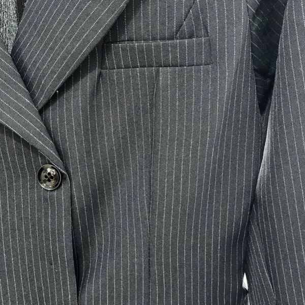 مانتو شلوار اداری دکمه مشکی