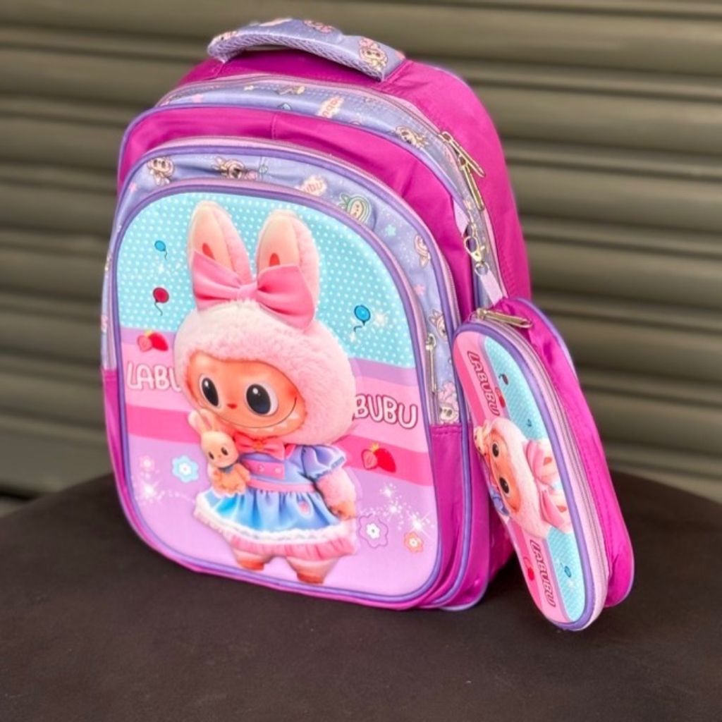 قیمت ارزان کوله پشتی  طرح لبوبو برند K-Z کد 4061309