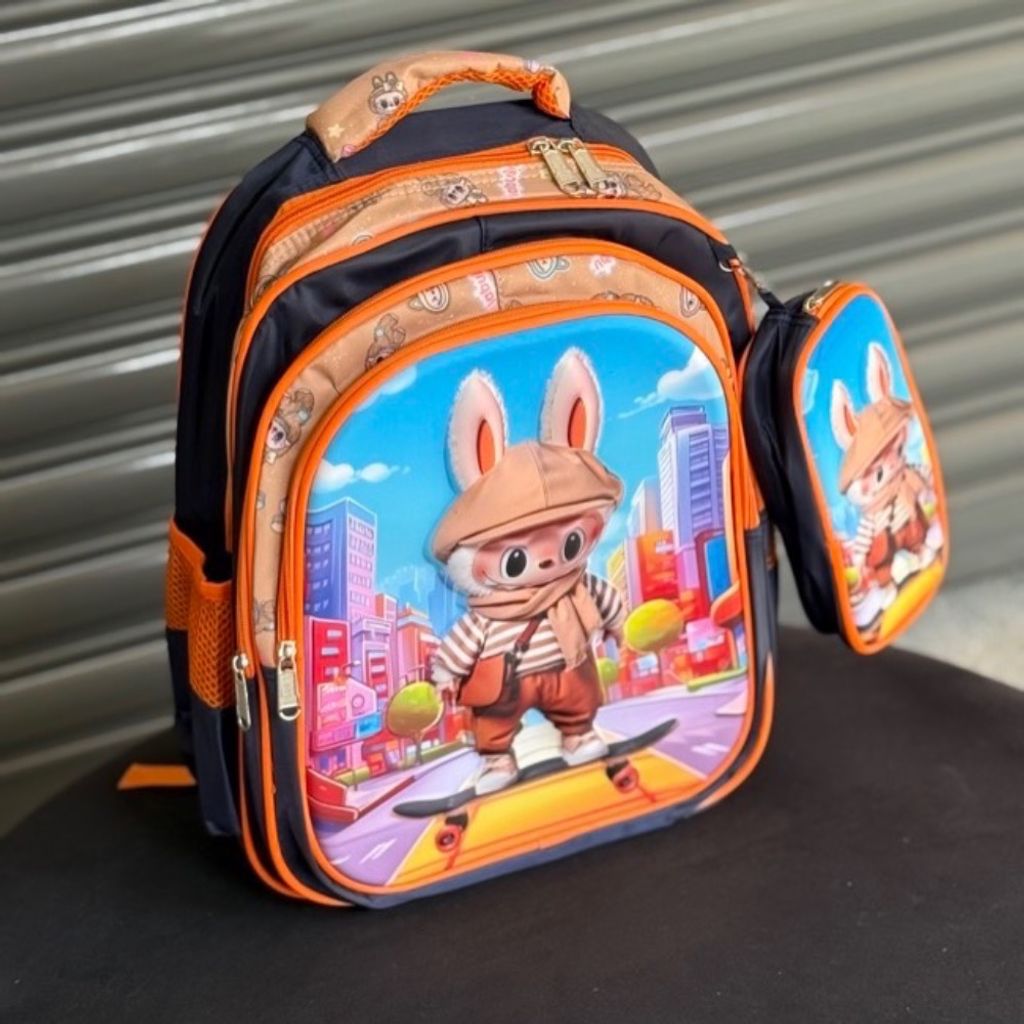 فروش اینترنتی کوله پشتی  طرح لبوبو برند K-Z کد 4061309