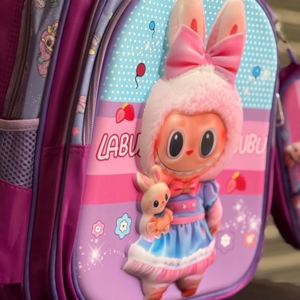 قیمت ارزان کوله پشتی  طرح لبوبو برند K-Z کد 4061309