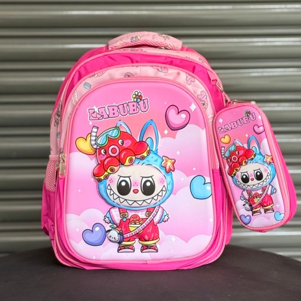 خرید اینترنتی قیمت کوله پشتی  طرح لبوبو برند K-Z کد 4061309