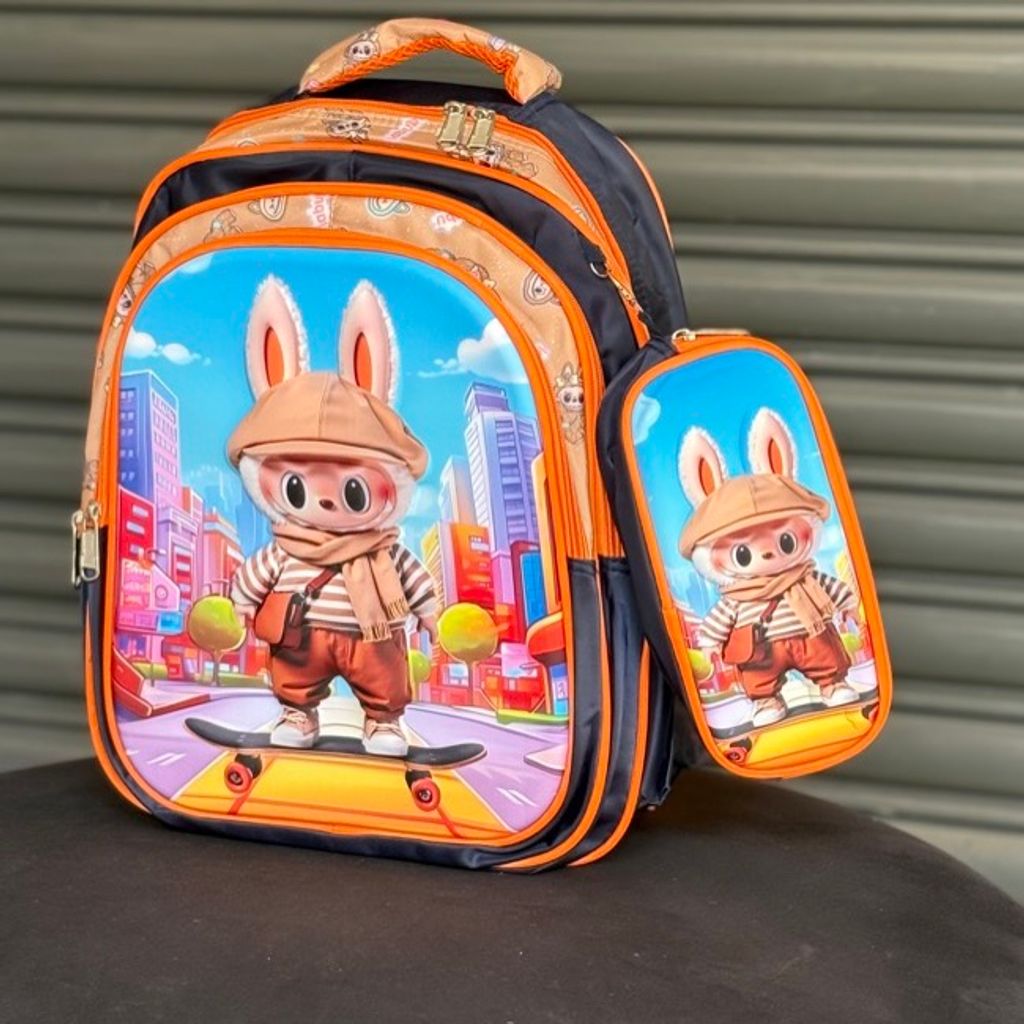 خرید اینترنتی قیمت کوله پشتی  طرح لبوبو برند K-Z کد 4061309