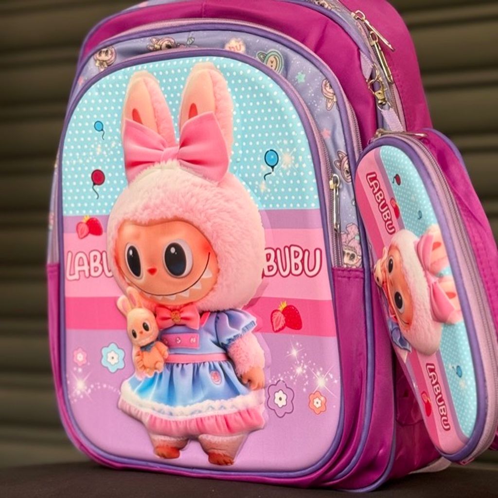 خرید اینترنتی قیمت کوله پشتی  طرح لبوبو برند K-Z کد 4061309