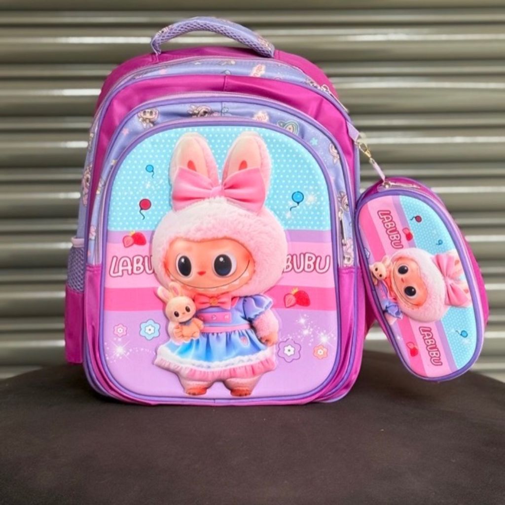 قیمت ارزان کوله پشتی  طرح لبوبو برند K-Z کد 4061309