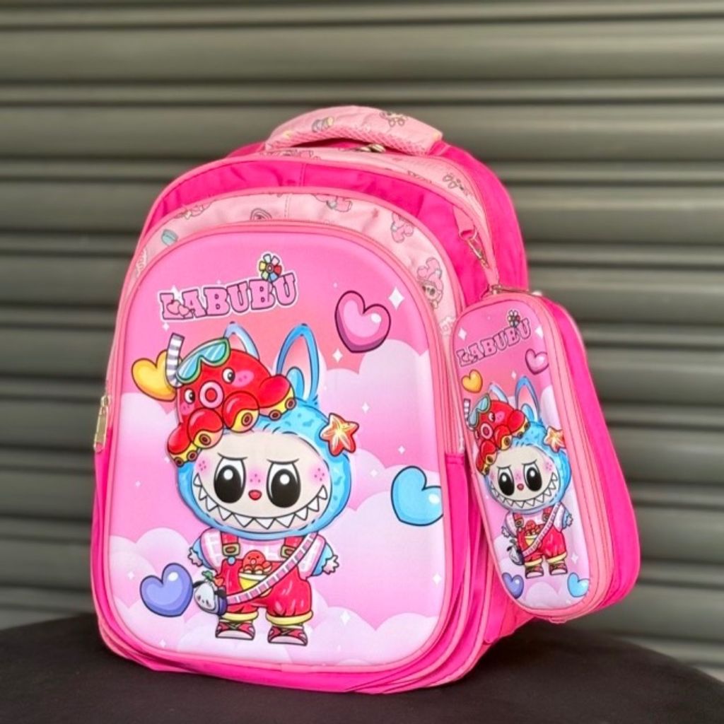 قیمت ارزان کوله پشتی  طرح لبوبو برند K-Z کد 4061309