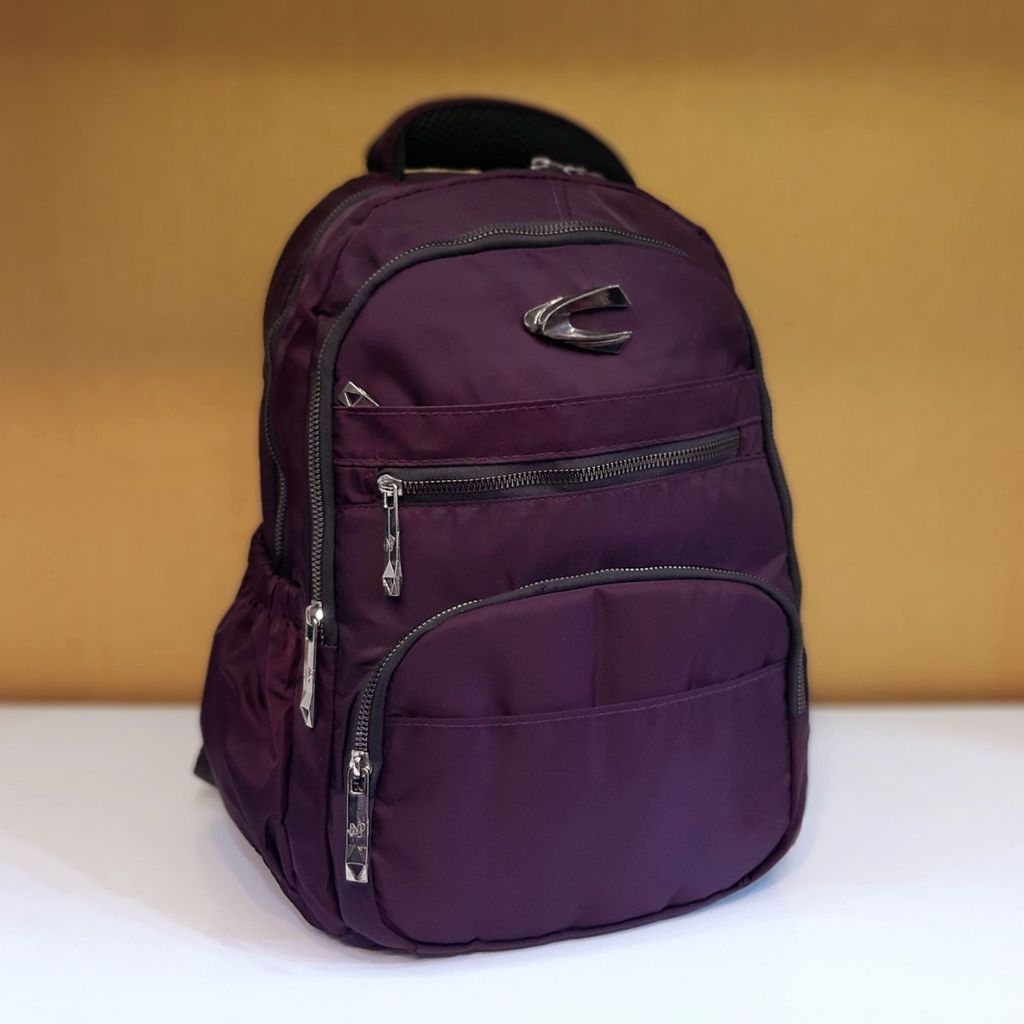 خرید اینترنتی کوله پشتی اسپرت رنگ بنفش تیره مدل camel