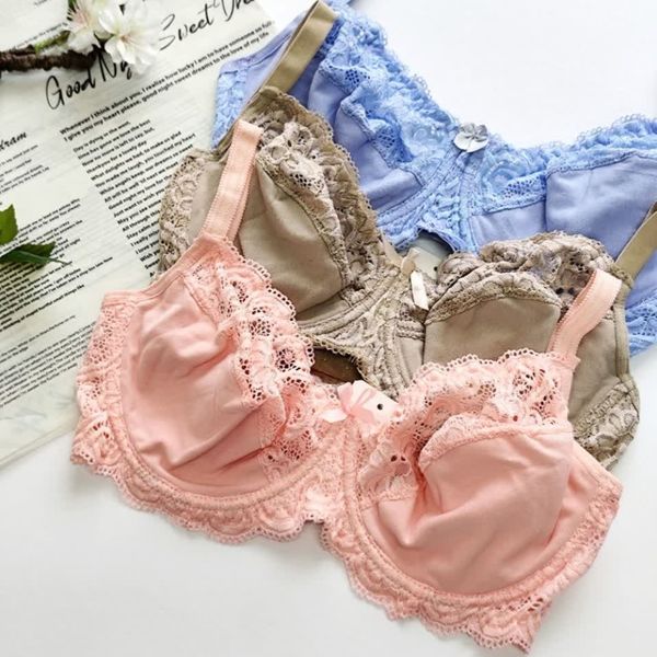 سوتین پنبه دانتل فنردار 95