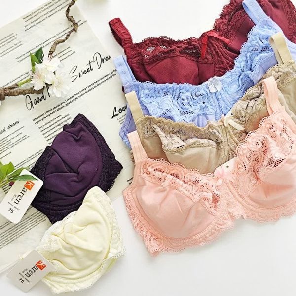 سوتین پنبه دانتل فنردار 95