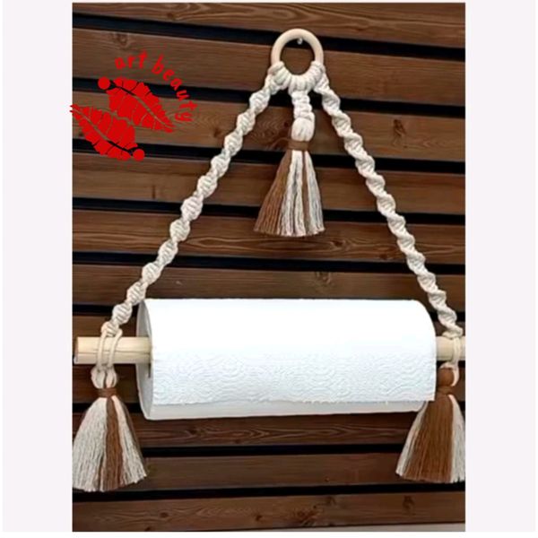 هولدر دستمال مکرومه بافی طرح شیدا