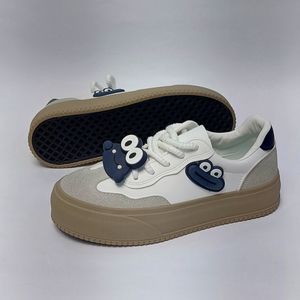 قیمت ارزان کتونی ونس قورباغه دخترانه کرم سرمه ای