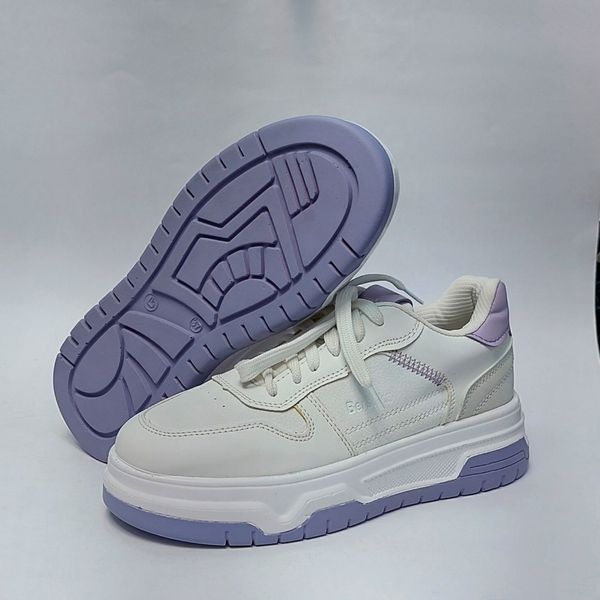 کتونی ونس برشکا Bershka سفید بنفش