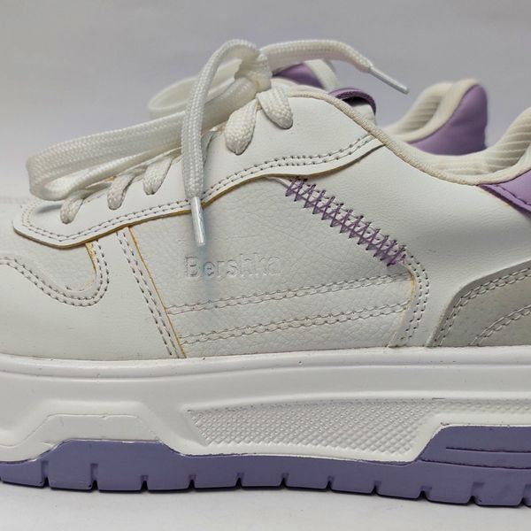 کتونی ونس برشکا Bershka سفید بنفش