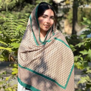 خرید اینترنتی شال مخمل منگوله دار کد 1149